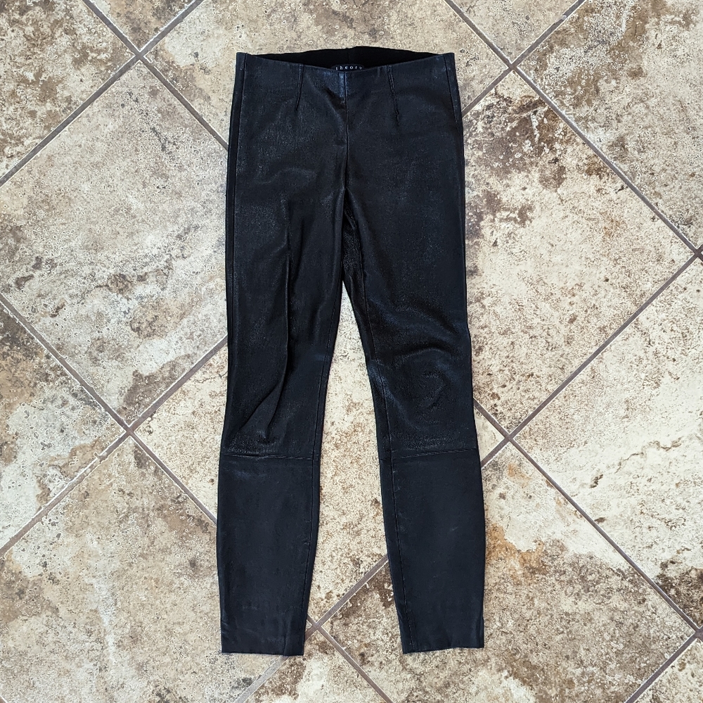 Lamb Skin Leather Leggings